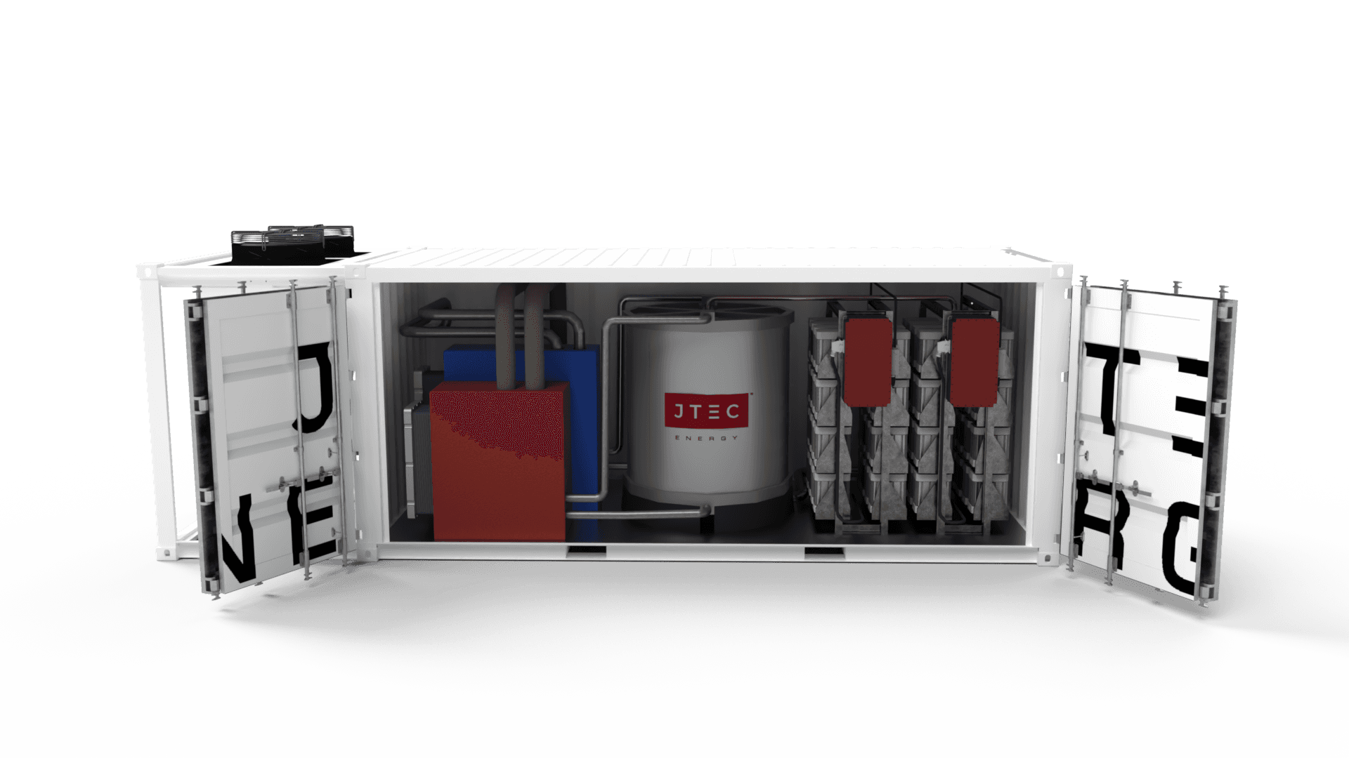 JTEC containerized unit — open